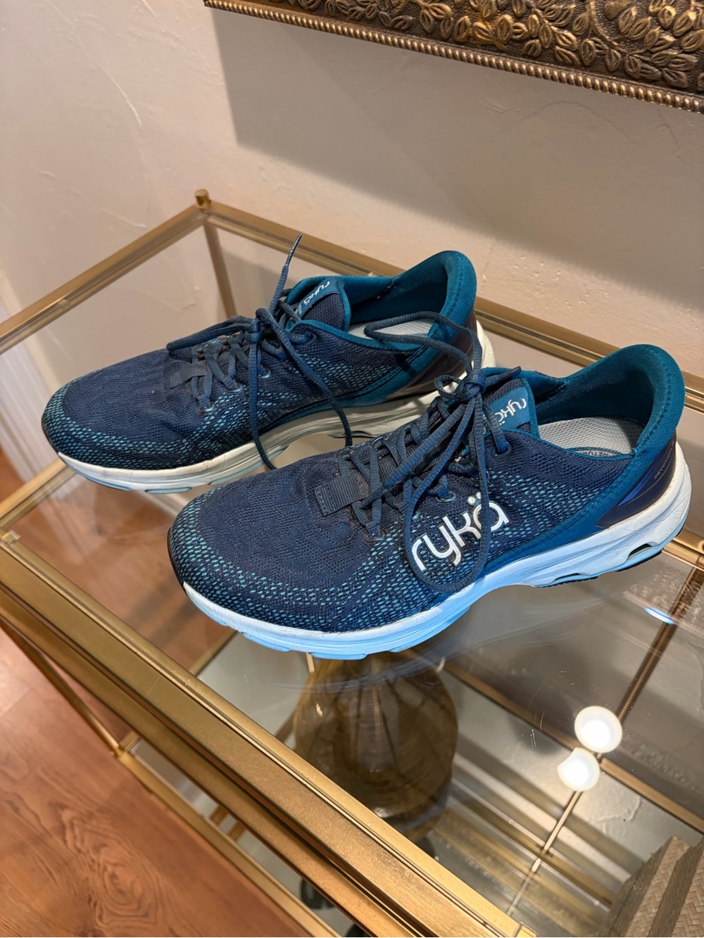 Women’s Ryka devotion X Teal and Athletic Sneakers - Picture 2 of 6